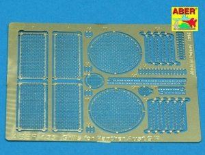 Aber 35G02 Grilles for german tank PzKpfw V Ausf.G/F Panther (Sd.Kfz.181) (1:35)