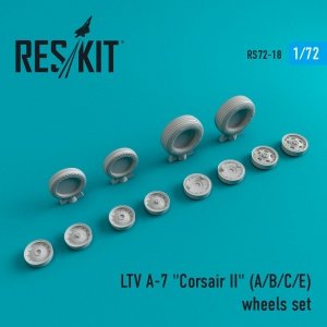 RESKIT RS72-0018 A-7 (A,B,C,E) CORSAIR II WHEELS SET 1/72