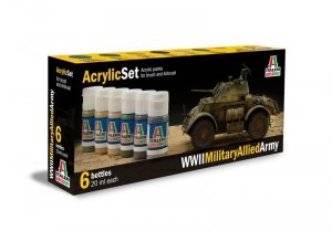 ITALERI 440AP - WWII Military Allied Army - Acrylic Set