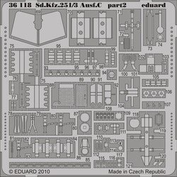 Eduard 36118 Sd. Kfz.251/3 Ausf. C 1/35 Dragon 