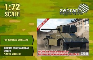 Zebrano 72036 AEC Mk.III British Armored Car 1/72