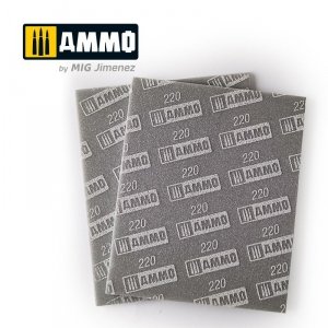 Ammo of Mig 8557 Sanding Sponge Sheet 220 gąbka ścierna