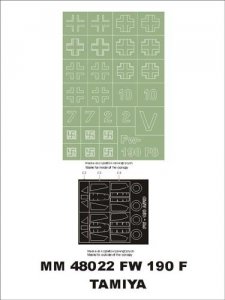 Montex MM48022 Fw-190 F-8 TAMIYA