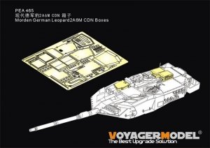 Voyager Model PEA465 Morden German Leopard2A6M CDN Boxes(GP) 1/35