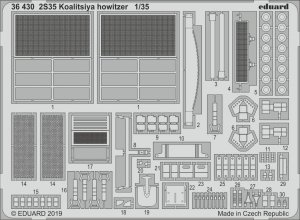 Eduard 36430 2S35 Koalitsiya howitzer 1/35 ZVEZDA