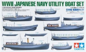 Tamiya 78026 WWII Japanese Navy Utility Boat Set (1:350)