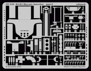 Eduard 32542 Ki-84 Hayate interior 1/32 HASEGAWA