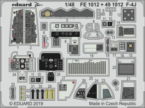 Eduard 491012 F-4J interior ACADEMY 1/48 