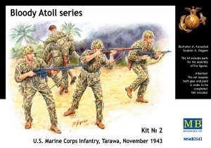 Master Box 3543 U.S. Marine Corps Infantry, Tarawa November 1943 (1:35)