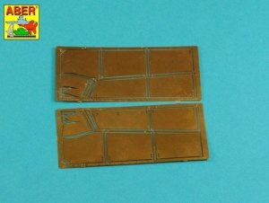 Aber 48054 Jagdtiger Sd.Kfz. 186 – osłony boczne / Side skirts for Jagdtiger Sd.Kfz. 186 1/48