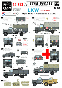 Star Decals 35-853 LKW - Lastkraftwagen 1/35