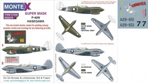 Montex K32279 P-40N 1/32