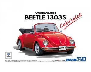 Aoshima 05572 VOLKSWAGEN 15ADK Beetle 1303S Cabriolet '75 1/24