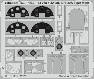 Eduard 32986 DH. 82A Tiger Moth ICM 1/32
