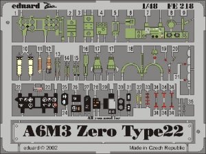 Eduard FE218 A6M3 Zero type 22 1:48 Hasegawa