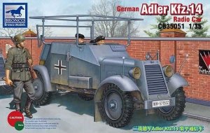 Bronco CB35051 Adler Kfz.14 Radio Armored Car (1:35)