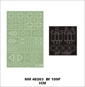 Montex MM48263 Bf 109F ICM