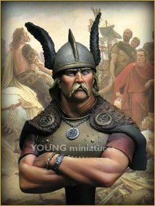 Young Miniatures YH1810 Vercingetorix Gallic Wars, B.C 52 1/10