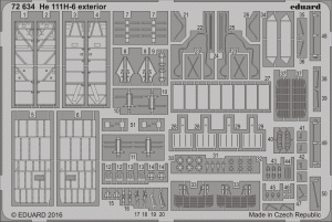 Eduard 72634 He 111H-6 exterior AIRFIX 1/72