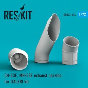 RESKIT RSU72-0114 CH-53E, MH-53E exhaust nozzles for Italeri 1/72