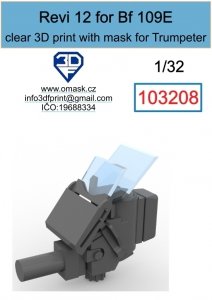 Omask 103208 Revi 12 for Bf109E (Trumpeter) 1/32