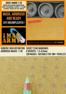 1 Man Army 35GEN480 Soviet Star Markings 1/35