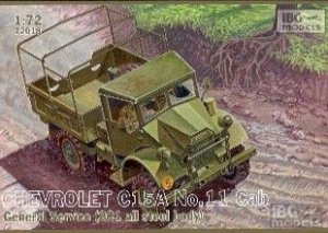 IBG 72018 Chevrolet C15A No.11 Cab General Service 1/72