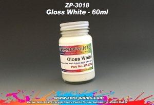 Zero Paints ZP-3018 Gloss White Paint 60ml