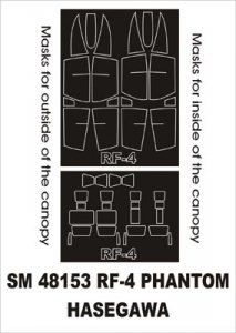Montex SM48153 RF-4 Phantom HASEGAWA