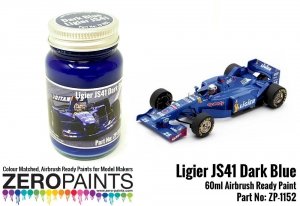Zero Paints ZP-1152 Ligier JS41 Dark Blue Paint 60ml