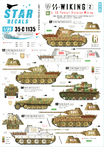 Star Decals 35-C1135 SS-Wiking # 2 1/35