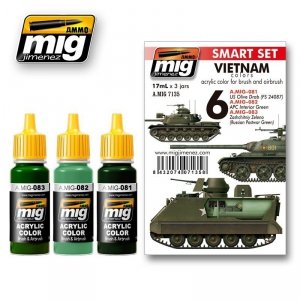 AMMO of Mig Jimenez 7135 VIETNAM COLORS SET