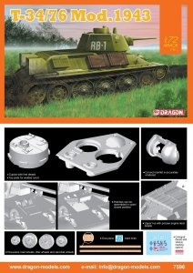 Dragon 7596 T-34/76 Mod.1943 1/72
