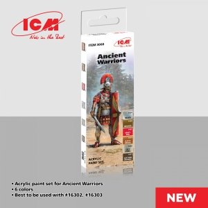 ICM 3068 Acrylic paint set for Ancient Warriors 12 ml х 6