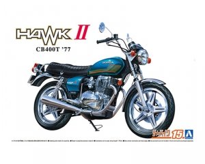 Aoshima 06265 Honda Hawk II CB400T 1977 1/12