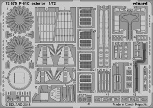 Eduard 72675 P-61C exterior HOBBY BOSS 1/72