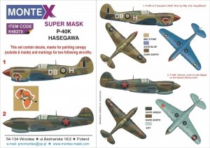 Montex K48375 P-40K 1/48