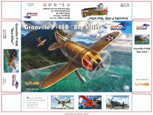 Dora Wings 48010 Granville P-45B Bee Killer 1/48