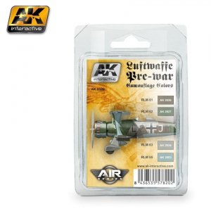 AK Interactive AK2320 luftwaffe pre-war camouflage colors
