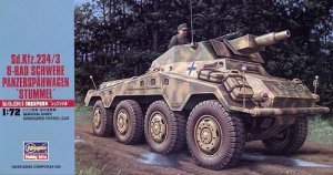 Hasegawa MT54 German Sdkfz 234/3 Schwere Panzerspahwagen Stummel (1:72)
