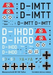 Techmod 48063 - Messerschmitt Bf 108 Taifun (1:48)