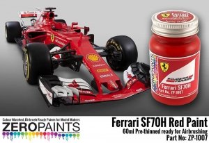 Zero Paints ZP-1007-SF70H Ferrari SF70H Red Paint 60ml