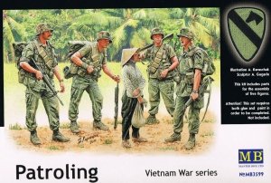 Master Box 3599 US Marines Patrolling (Vietnam War series) (1:35)