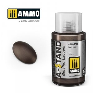 Ammo of Mig 2320 A-STAND Burnt Iron 30ml