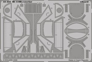 Eduard 32235 Bf 110D exterior 1/32 Dragon