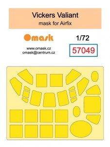 Omask 57049 Vickers Valiant mask (for Airfix) 1/72