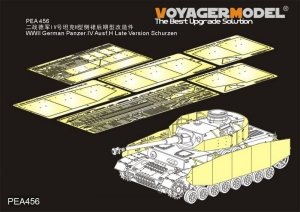 Voyager Model PEA456 WWII German Panzer.IV Ausf.H-J Late Version Schurzen (GP) 1/35