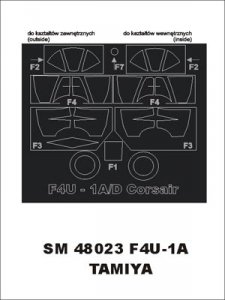 Montex SM48023 F4U1A Corsair TAMIYA