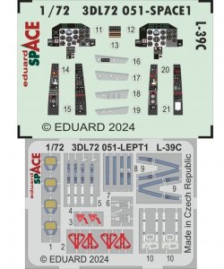 Eduard 3DL72051 L-39C SPACE EDUARD 1/72