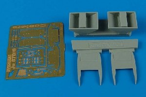 Aires 4404 Junkers Ju 87D Stuka air coolers 1/48 HASEGAWA